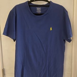 Polo Ralph Lauren Blue shirt Yellow horse (Medium)